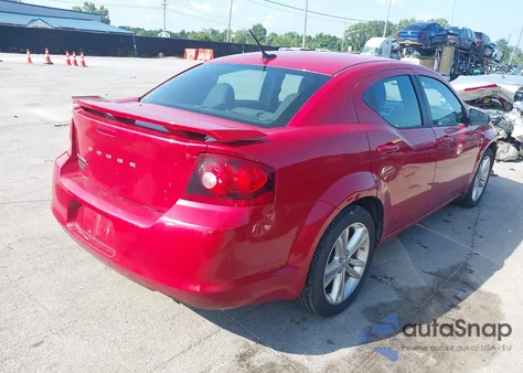 2013 Dodge Avenger Se V6 из США, поврежденный, VIN 1C3CDZAG5DN587553